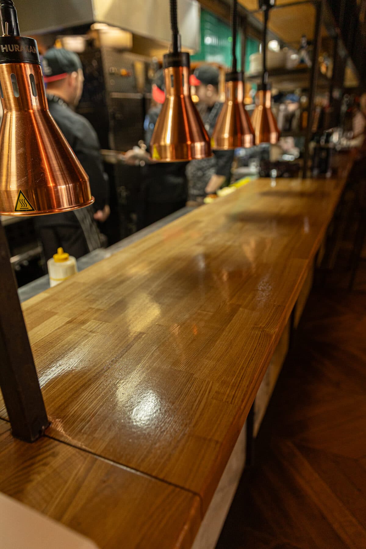 TAMO ash restaurant table — natural varnish finish — image 2
