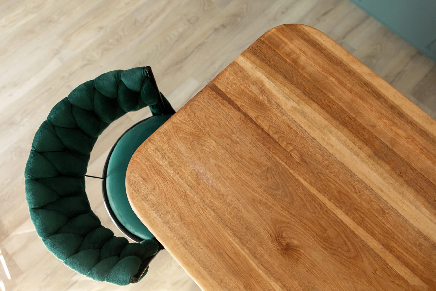 Birch solid-lamella boards — oil-finished furniture panels — image 2