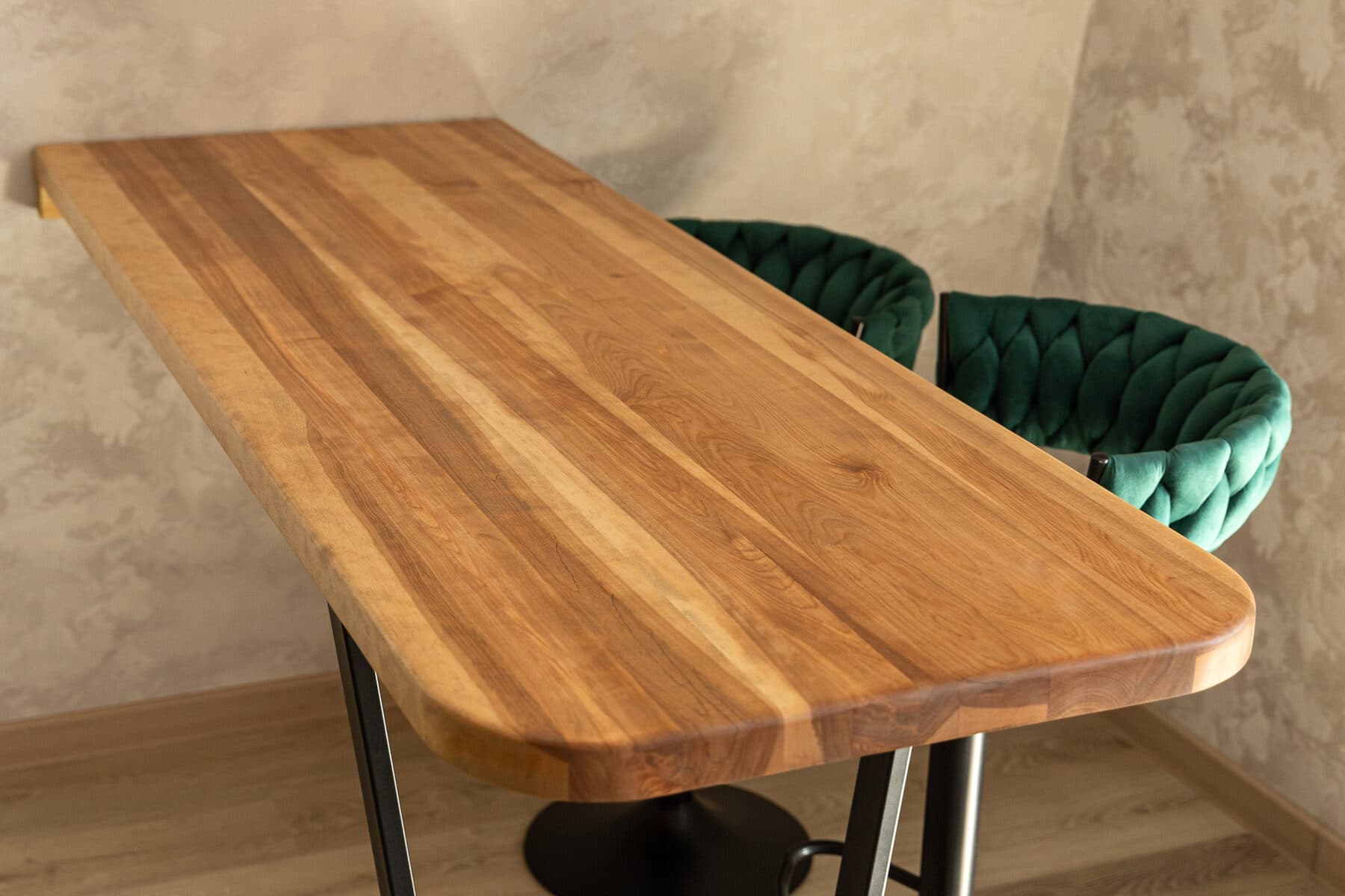 Birch solid-lamella boards — oil-finished furniture panels — image 3
