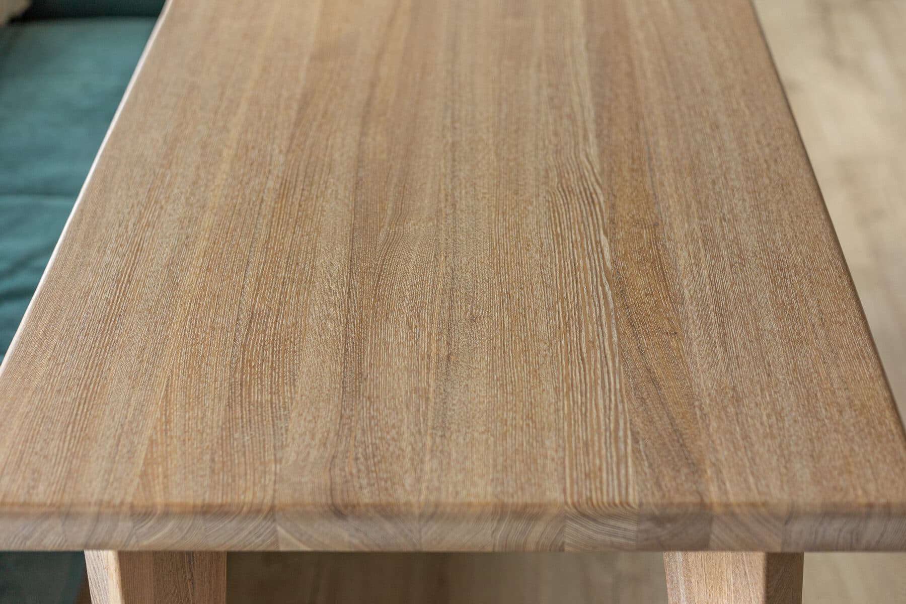 TAMO ash solid-radial table top — white-oil finish — image 3