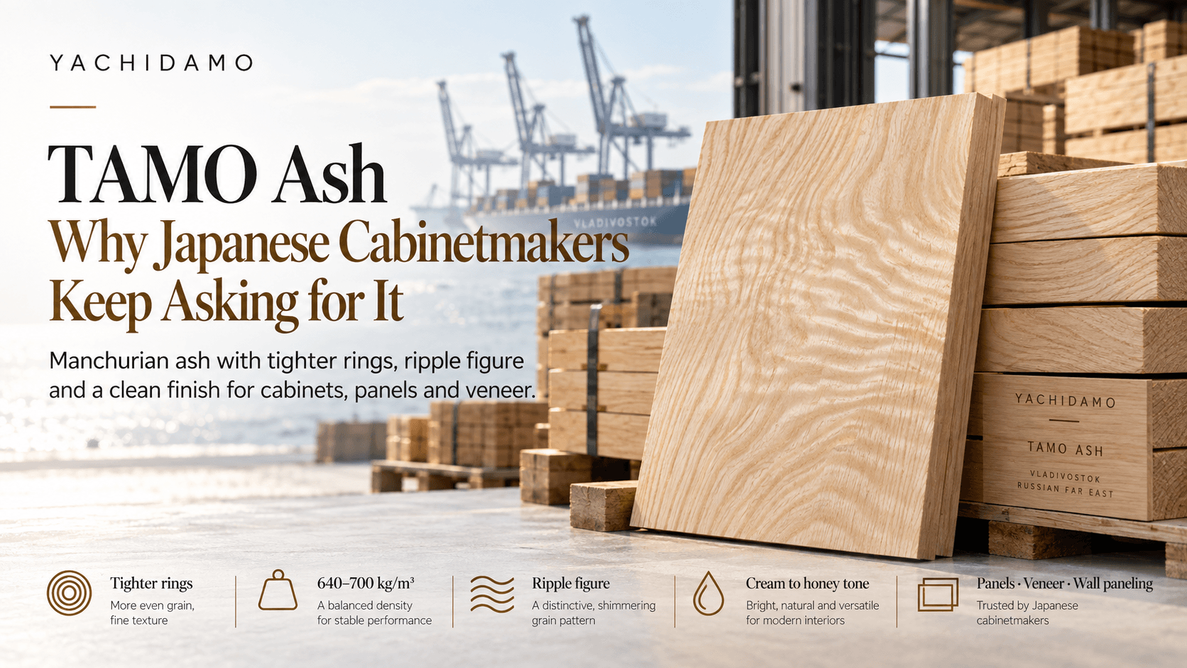 TAMO ash β why Japanese cabinetmakers keep asking for it